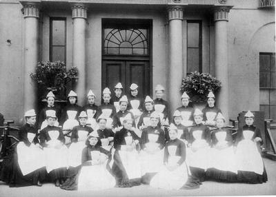 Tea Room Staff at 1888 Exhibition