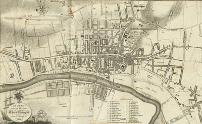 Map of Glasgow, 1804
