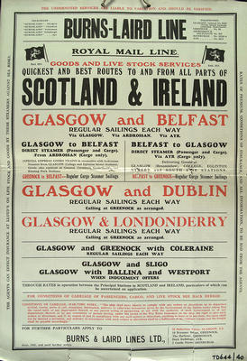 Burns & Laird Lines Poster