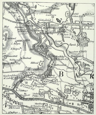 Map of Gilmorehill, 1795