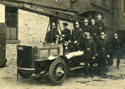 First motor fire engine