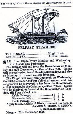 Belfast steamers