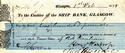 Ship Bank cheque