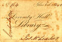 Library ticket 1824