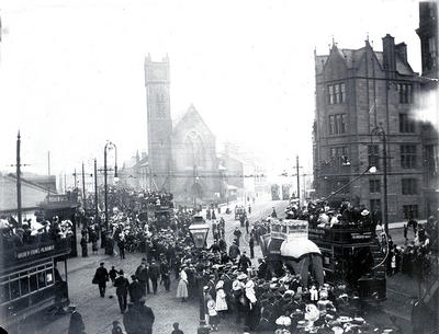 Tram procession 1905
