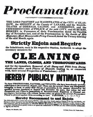 Public proclamation