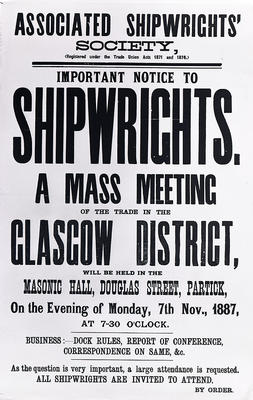 Shipwrights Meeting, 1887