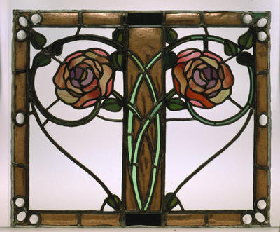Glass panel by George Walton