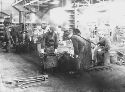 The Forge at Linthouse Shipyard, 1916